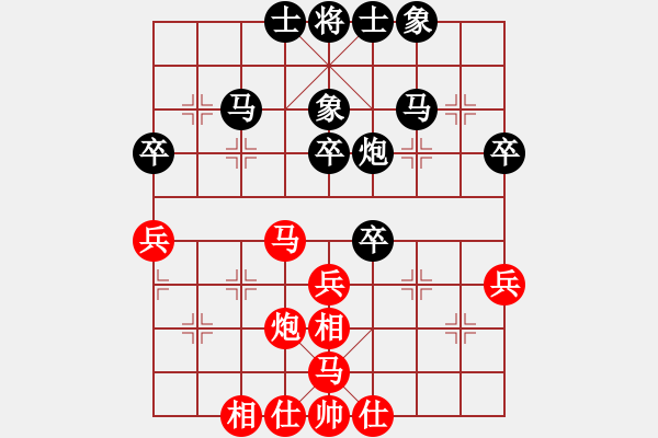 象棋棋譜圖片：小聞 負(fù) qqq - 步數(shù)：40 