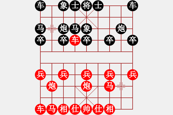 象棋棋譜圖片：橫才俊儒[292832991] -VS- 西部編輯[1746947135] - 步數(shù)：10 