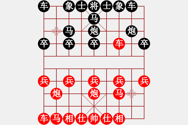 象棋棋譜圖片：霸王Ju[491210074] -VS- 隱姓埋名[240260523] - 步數(shù)：10 