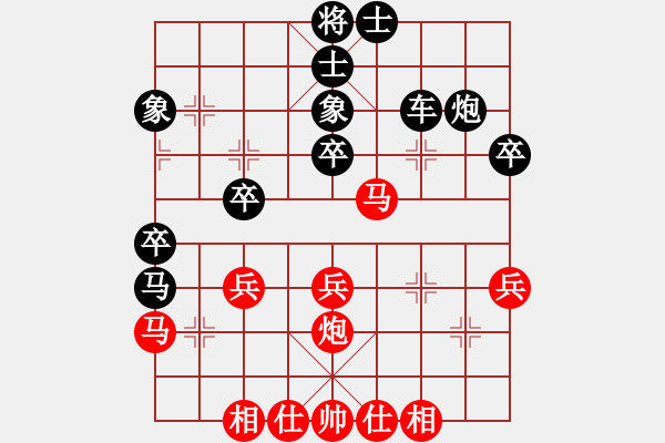 象棋棋譜圖片：嫡系韓竹庫(kù)(5段)-勝-博士生導(dǎo)師(6段) - 步數(shù)：40 