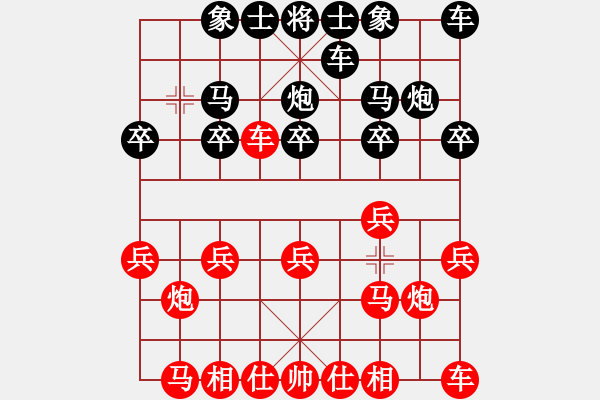 象棋棋譜圖片：歐陽太子3388[964352164] -VS- 橫才俊儒[292832991] - 步數(shù)：10 