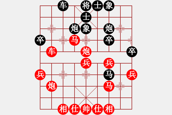 象棋棋譜圖片：bbboy002（業(yè)6-3） 先勝 笑傲人生（業(yè)6-3） - 步數(shù)：40 