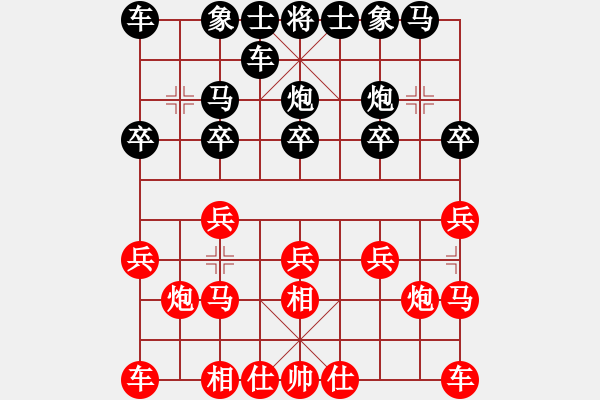 象棋棋譜圖片：洪智[神2-1] 先勝 劉星[神1-1]  - 步數(shù)：10 