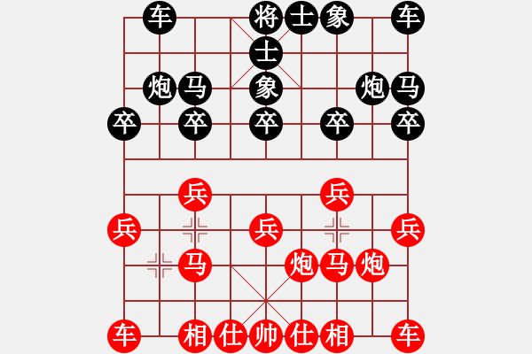 象棋棋譜圖片：我心依舊[1250310548] -VS- 遨游[429092412] - 步數(shù)：10 