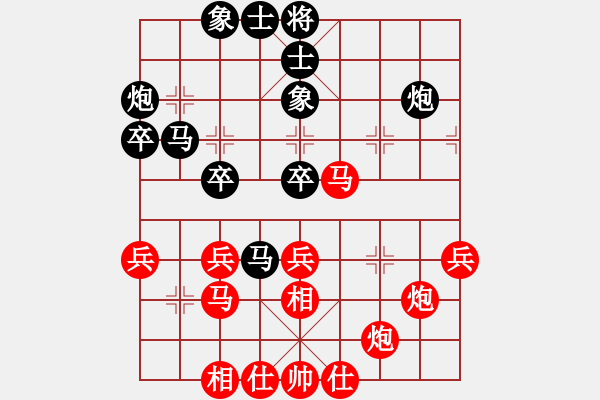 象棋棋譜圖片：三杯茶(北斗)-勝-帝哥(北斗) - 步數(shù)：40 