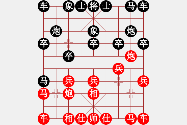 象棋棋譜圖片：順相 - 步數(shù)：10 