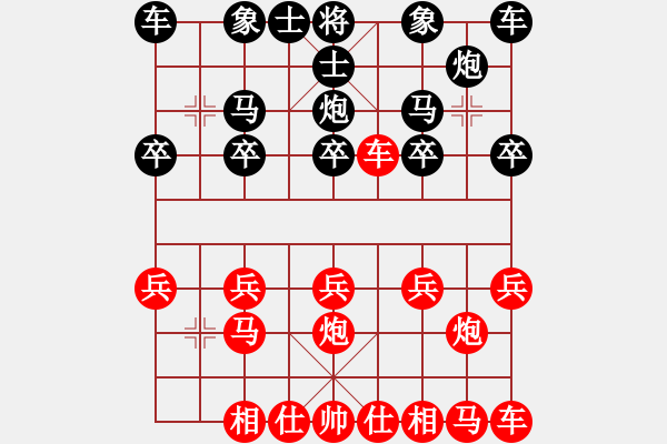 象棋棋譜圖片：橫才俊儒[紅] -VS- 東方神州[黑] - 步數(shù)：10 