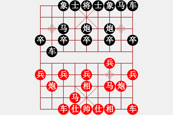 象棋棋譜圖片：亞軍先負冠軍 - 步數(shù)：10 