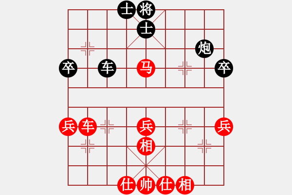 象棋棋譜圖片：閑著沒(méi)事干(日帥)-勝-什邡羅漢寺(9段)中炮過(guò)河炮對(duì)左三步虎 - 步數(shù)：60 