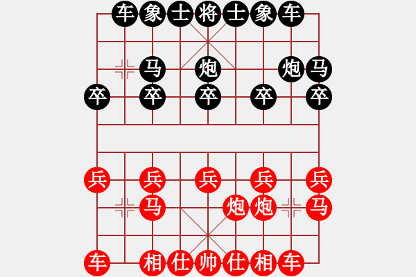 象棋棋譜圖片：百思不得棋解[575644877] -VS- 律師在線[438275651] - 步數(shù)：10 