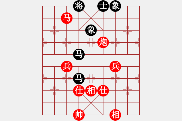 象棋棋譜圖片：人民解放軍(9星)-勝-木庫(kù)神勇(9星)運(yùn)子好局 - 步數(shù)：110 