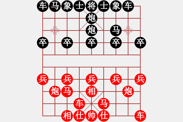 象棋棋譜圖片：★秒殺孤獨[2461558809] 負(fù) 天炮[1132937289] - 步數(shù)：10 