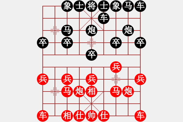 象棋棋譜圖片：阿木林[397092185] -VS- 橫才俊儒[292832991] - 步數(shù)：10 