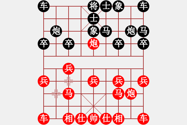 象棋棋譜圖片：用陣地戰(zhàn)取勝擅長中局扭斗的棋手（仙人指路對飛象） - 步數(shù)：10 