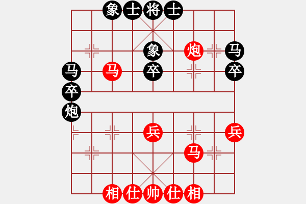 象棋棋譜圖片：粵北山里人(3段)-和-棋臭癮大(7段) - 步數(shù)：40 