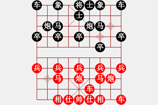 象棋棋譜圖片：橫才俊儒[292832991] -VS- 哥只是傳說(shuō)[876292194] - 步數(shù)：10 