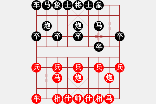 象棋棋譜圖片：龔曉龍（紅先和）象棋巫師專業(yè)級 - 步數(shù)：10 