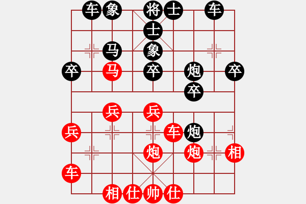 象棋棋譜圖片：中局1 - 步數(shù)：0 