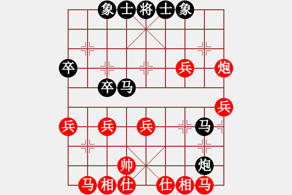 象棋棋譜圖片：臨川一兵(二級(jí))vs棋壇尊者(四級(jí))20170201下午20336.ccf - 步數(shù)：40 