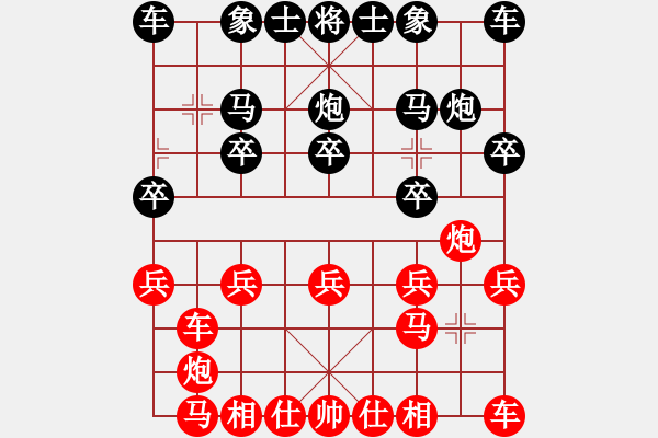 象棋棋譜圖片：4410局 A00--旋風(fēng)引擎24層 紅先和 旋風(fēng)九專雙核 - 步數(shù)：10 