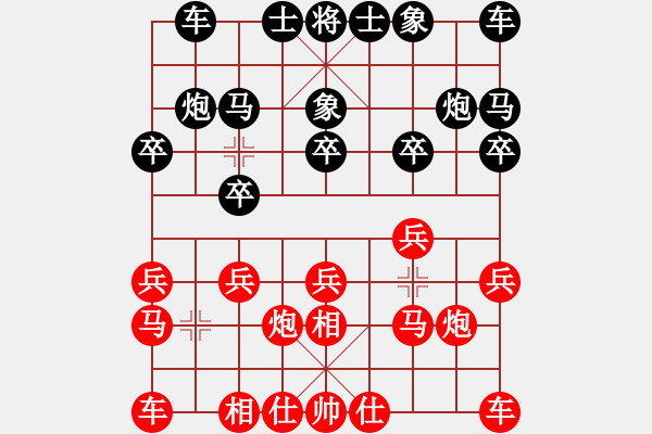 象棋棋譜圖片：第一輪：柳天先？梁富春 - 步數(shù)：10 