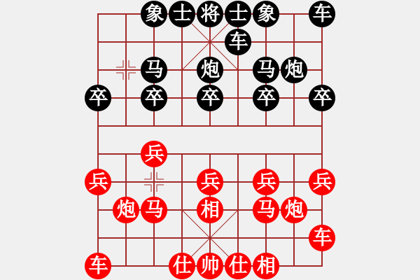 象棋棋譜圖片：朋mg友[514417566] -VS- 橫才俊儒[292832991] （輸?shù)睦匣牛?- 步數(shù)：10 