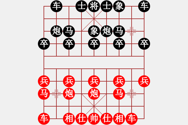 象棋棋譜圖片：袁俊-負(fù)-七葉一把傘 - 步數(shù)：10 