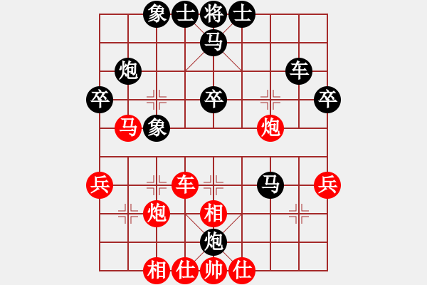 象棋棋譜圖片：數(shù)數(shù)(3段)-勝-一介武夫(2段) - 步數(shù)：40 