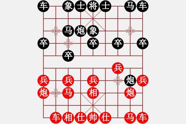 象棋棋譜圖片：顏林 先和 李旭峰 - 步數(shù)：10 