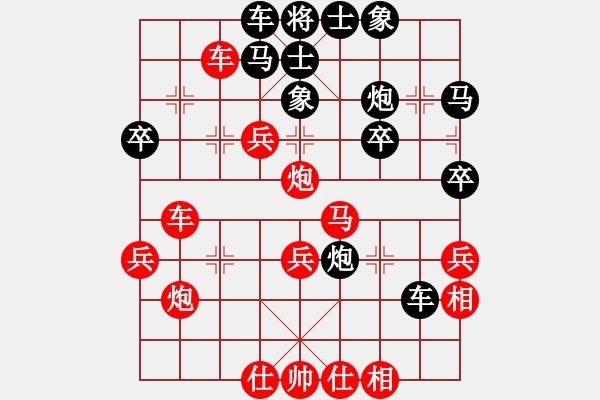 象棋棋譜圖片：關(guān)西孔子(2段)-勝-輸棋爽極了(7段) - 步數(shù)：40 