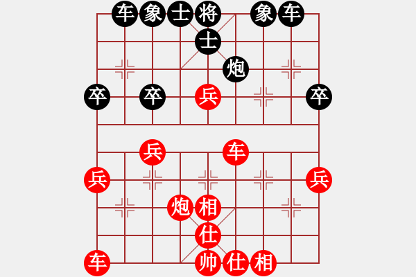 象棋棋譜圖片：東東[紅] -VS- 負(fù)分太后 魚[黑](4) - 步數(shù)：40 