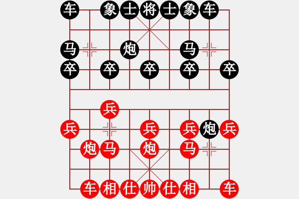 象棋棋譜圖片：杭州棋類學(xué)校 蔣明成 勝 浙江棋類協(xié)會(huì) 陳佳浩 - 步數(shù)：10 