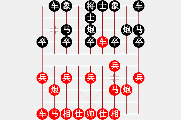 象棋棋譜圖片：似水流年[911950344] -VS- 橫才俊儒[292832991] - 步數(shù)：10 