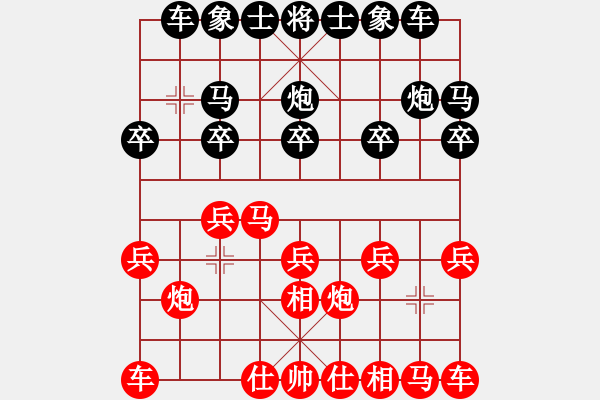 象棋棋譜圖片：ntsbczxc(6段)-和-棋品之小魚(8段) - 步數(shù)：10 