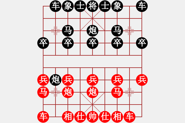 象棋棋譜圖片：上海 浦嘉華（紅先勝）上海 席晨 - 步數(shù)：10 