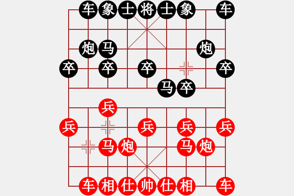 象棋棋谱图片：第十轮 刘宗泽 先和 苗永鹏 - 步数：10 