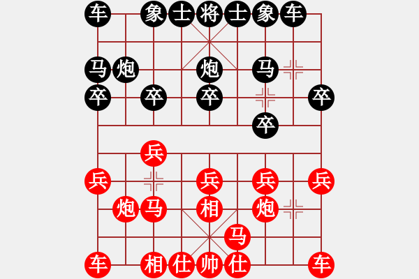 象棋棋譜圖片：上海 胡榮華 勝 北京 張強 - 步數(shù)：10 