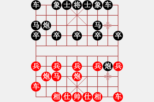 象棋棋譜圖片：世俗 -VS- 思緣 - 步數(shù)：10 