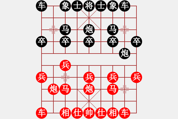 象棋棋譜圖片：2024.7.22.1五分鐘先勝探頭炮 - 步數(shù)：10 