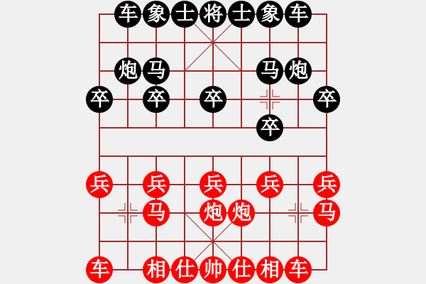 象棋棋譜圖片：重慶萬盛 羅小韜 負 四川 許文章 - 步數(shù)：10 