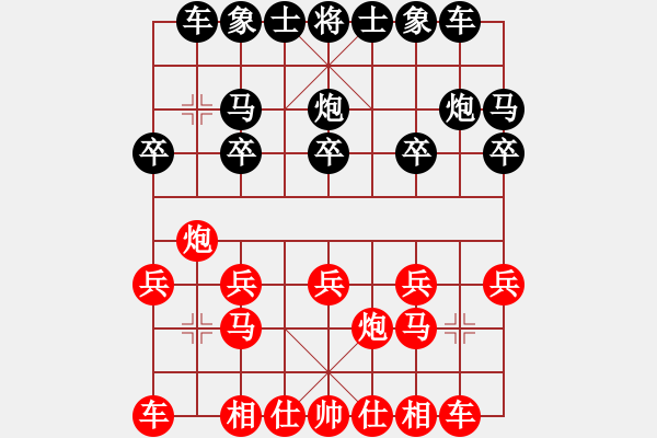 象棋棋譜圖片：bdndmndmbn(2段)-負(fù)-學(xué)神無(wú)法(3段) - 步數(shù)：10 