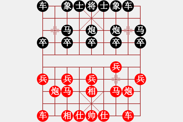 象棋棋譜圖片：2021.2.28.5多樂(lè)象棋評(píng)測(cè)后勝仙人指路對(duì)卒底炮 - 步數(shù)：10 