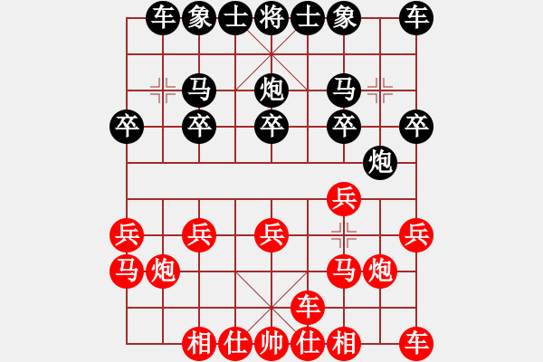 象棋棋譜圖片：彭彪中炮巡河炮叁 - 步數(shù)：10 