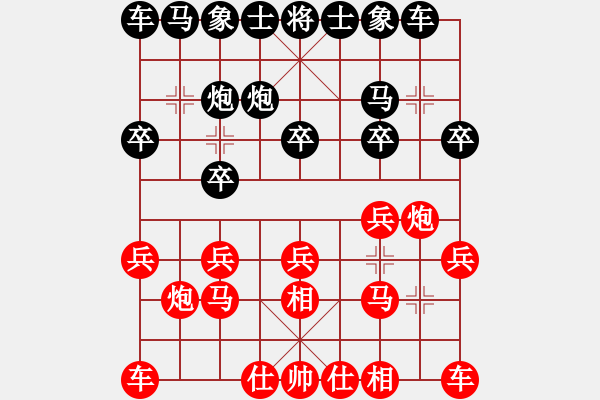 象棋棋譜圖片：819象棋賽陳柏龍紅先負(fù)蔡威 - 步數(shù)：10 