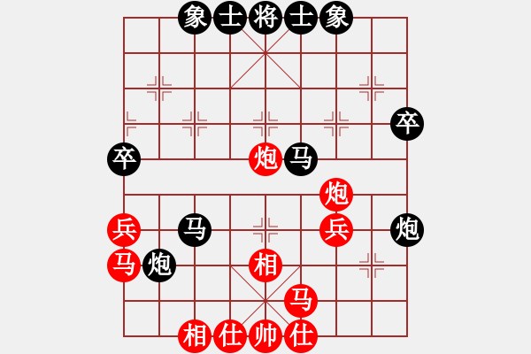 象棋棋譜圖片：一線天(9星)-負(fù)-菜鳥來殺哦(風(fēng)魔) - 步數(shù)：40 