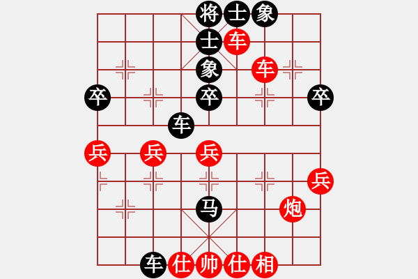 象棋棋譜圖片：溫侯銀戟(3段)-勝-山洪暴發(fā)(6段)中炮右橫車對(duì)屏風(fēng)馬 紅進(jìn)中兵 - 步數(shù)：60 