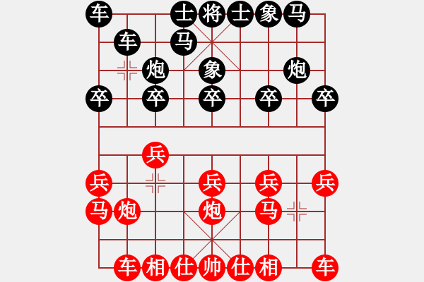 象棋棋譜圖片：陜?nèi)?張全勝VS大師群樺(2013-3-31) - 步數(shù)：10 