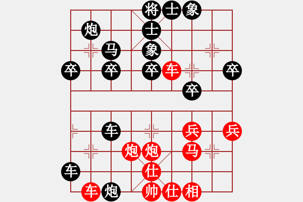 象棋棋譜圖片：馬匪一刀(2段)-負(fù)-巧遇神工(2段)中炮對(duì)屏風(fēng)馬棄馬局 紅進(jìn)中兵 - 步數(shù)：40 