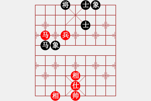 象棋棋譜圖片：五七炮進(jìn)七兵對(duì)高車(chē)保馬（和棋） - 步數(shù)：120 