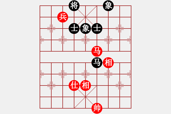 象棋棋譜圖片：五七炮進(jìn)七兵對(duì)高車(chē)保馬（和棋） - 步數(shù)：200 